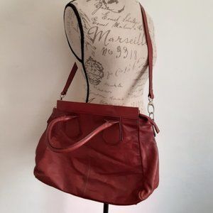 Vera Pelle Italian Leather Purse Shoulder Bag